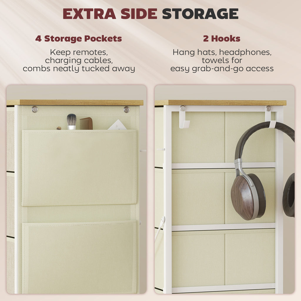 Wood Storage Chest of Drawers