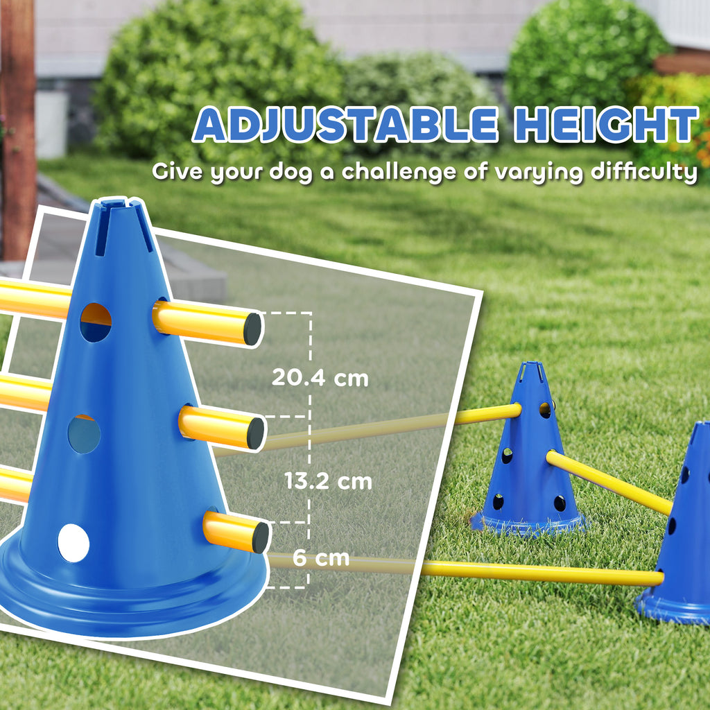 Dog Agility Equipment Set of Eight Cones