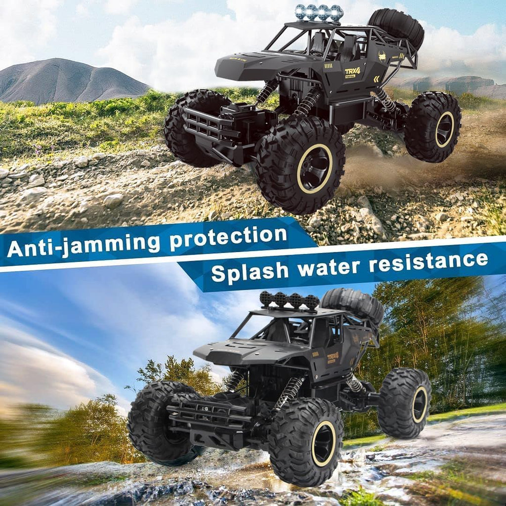 2025 NEW 4DRC 1:12 Rock Crawler Rechargeable Off Road Truck 4WD , Metal Shell LED Headlights RC Remote Control Off Road Car Truck,Logistics is randomly sent by UPS/USPS/FEDEX/UNI/Amazon Logistics/EVRI