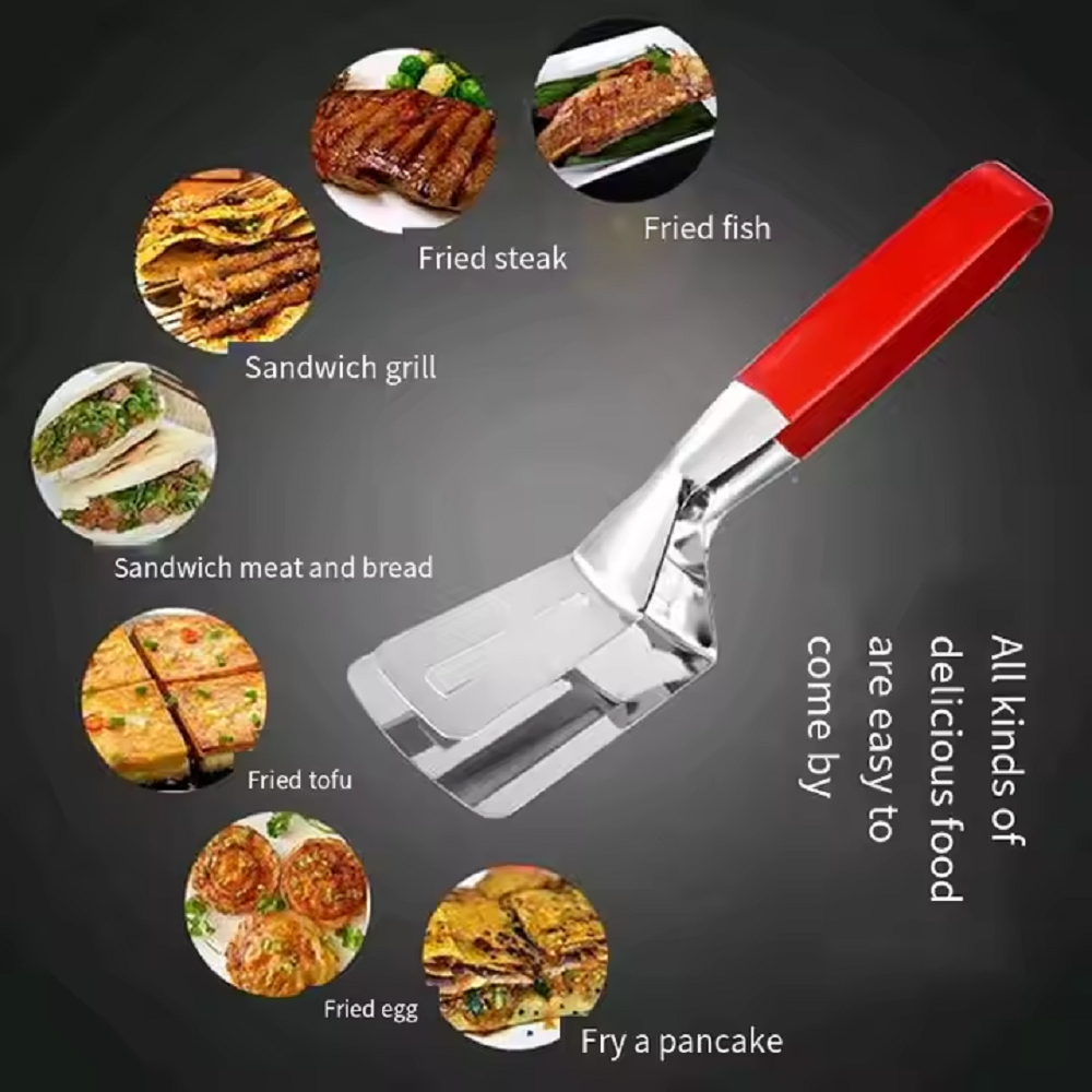 Steak Clamps,Frying Clip Stainless Steak Clamp for Steak, Fish, Chicken