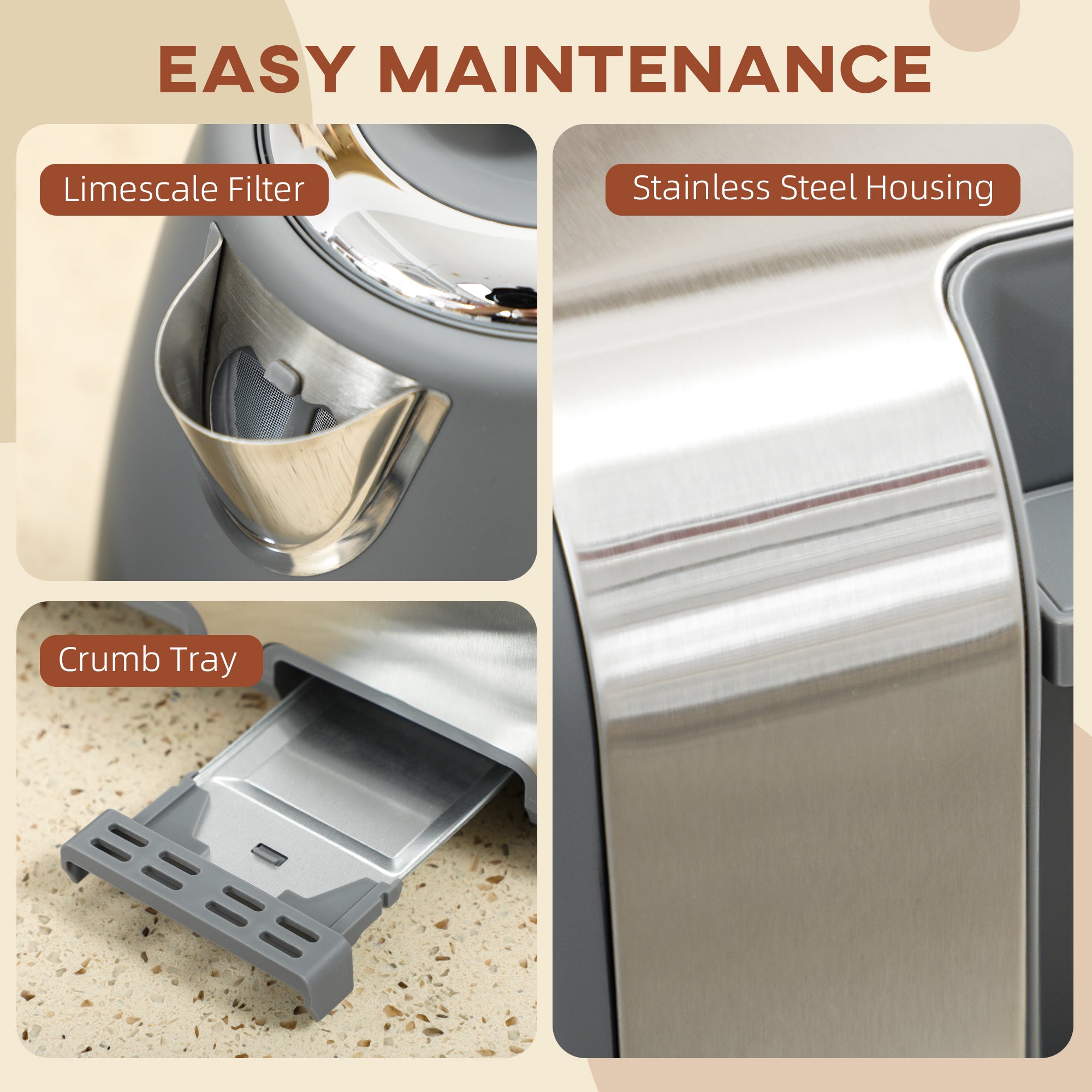 Kettle and Toaster Set