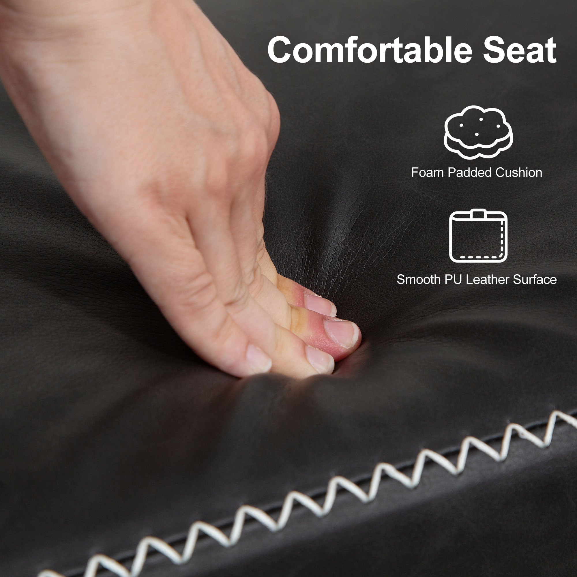 Leather Shoe Storage Bench