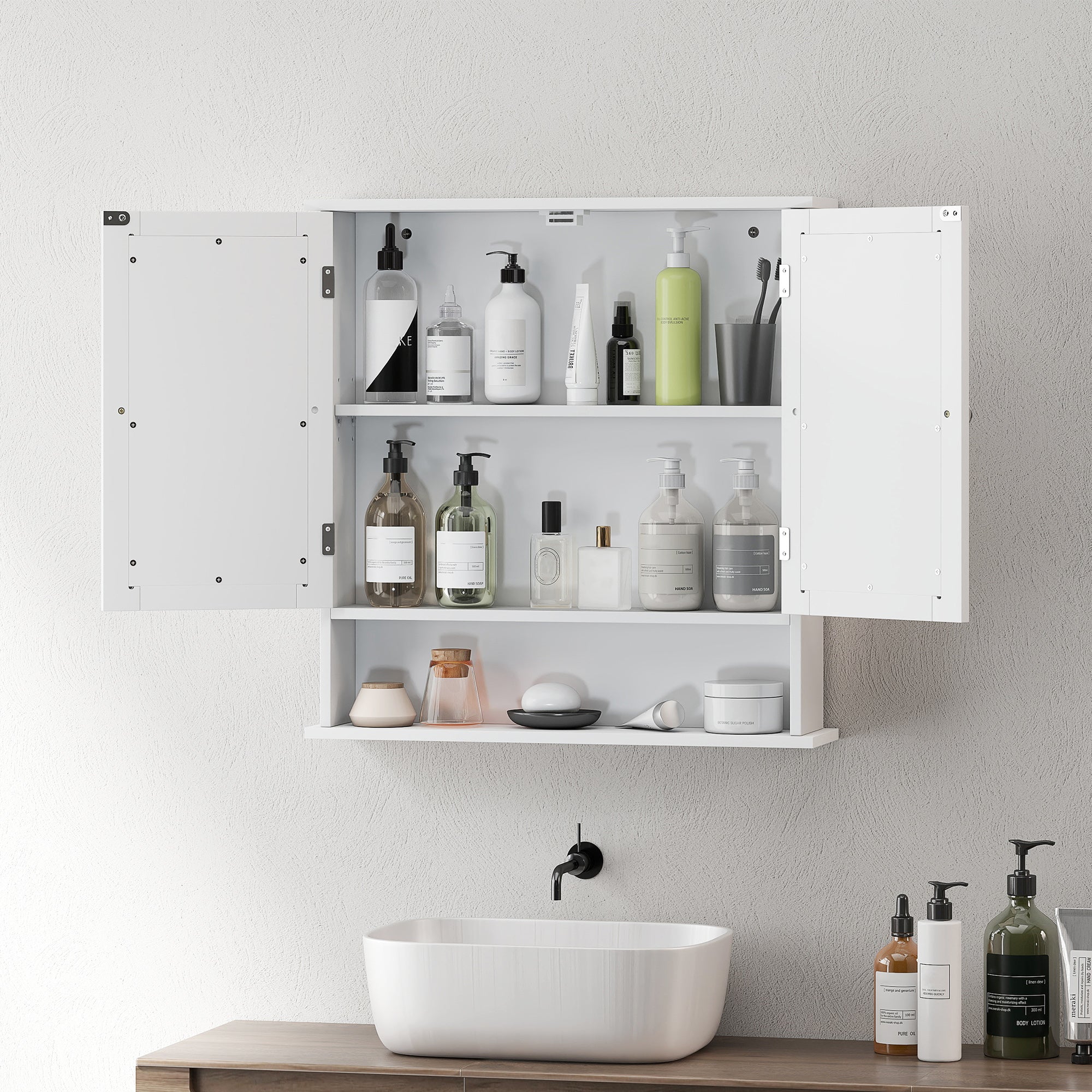 Bathroom Storage Cabinet-White
