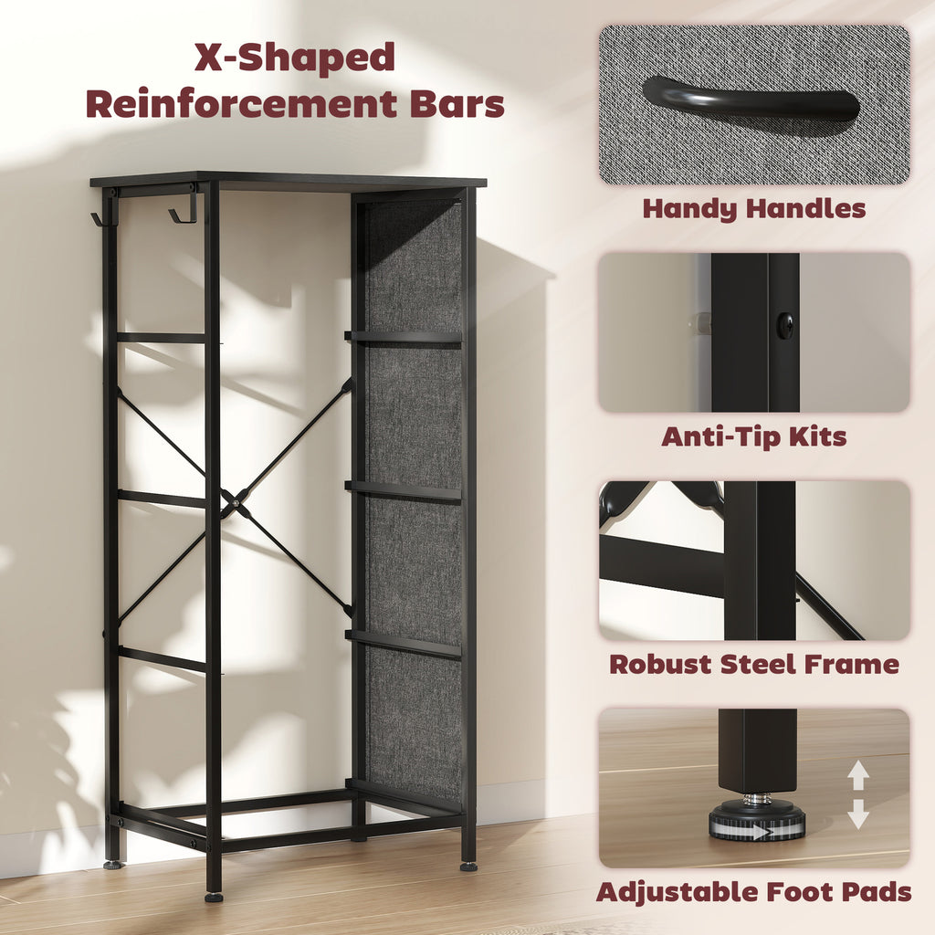 Wood Storage Chest of Drawers