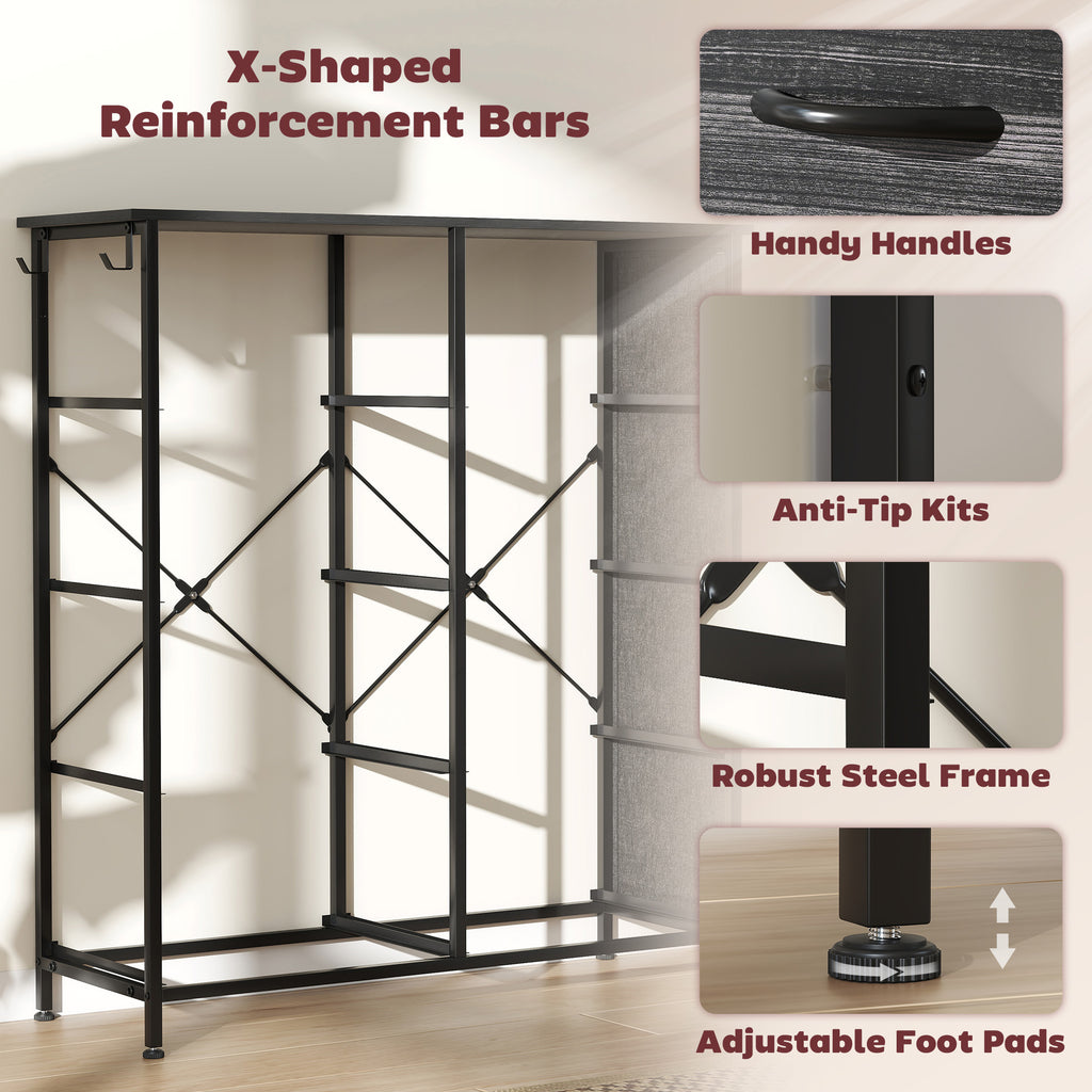 Wood Storage Chest of Drawers