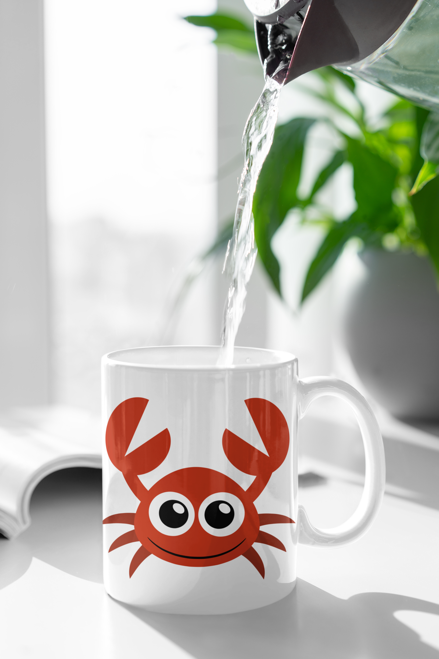 Adorable Crab Sea Animal Personalised Your Name Gift Mug